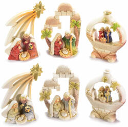 Decorer Set 6 figurine Nasterea Domnului 8x3x10.5 cm (A55.31.14)