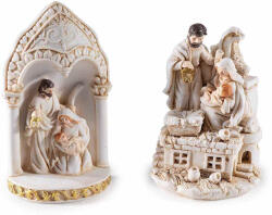 Decorer Set 2 figurine Nasterea Domnului polirasina multicolora 6x4x11 cm (A55.38.89)