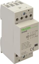 Tracon Electric Tracon EVOHK4-25-24 Installációs kontaktor 24V, 50Hz, 2 Mod, 4×NO, AC1/AC7a, 25A, (EVOHK4-25-24)