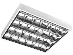 GTV GT-LE060JN-01 G-TECH RASTRO LED lámpatest 60, 4x60 T8 LED-J, G13, AC220-240V, 50/60Hz, IP20, felületre szerelt, fehér (GT-LE060JN-01)