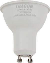 TRACON Tracon SMDSGU105NW Műanyag házas SMD LED spot fényforrás SAMSUNG chippel 230V, 50Hz, GU10, 5W, 450lm, 4000K, 120°, SAMSUNG chip, EEI=F (SMDSGU105NW)