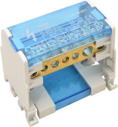 Tracon Electric Tracon FLSO25-2P7 Moduláris elosztóblokk nyitható fedéllel 1×25(25)mm2 / 3×10(6)mm2, 3×16(10)mm2, 500VAC/DC, 100A (FLSO25-2P7) - hejovill