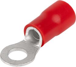 Tracon Electric Tracon PSZ10-6 Szigetelt szemes saru, ónozott elektrolitréz, piros 10mm2, M6, (d1=4, 5mm, d2=6, 4mm), PVC (PSZ10-6)