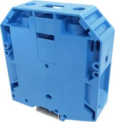 Tracon Electric Tracon TSKA150-K Nullavezető ipari sorozatkapocs, csavaros, sínre, kék 35-150mm2, 1000VAC, 309A (TSKA150-K)