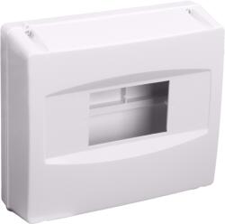 Tracon Electric Tracon EDFK-8/1ANP Falon kívüli elosztódoboz, ajtó nélkül, zárópecsételhető 1×8 modul, IP40, (H×W×D=160×180×60mm) (EDFK-8/1ANP)