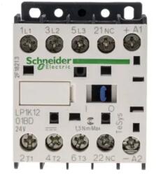 Schneider Electric SCHNEIDER LP1K1201BD Kontaktor (mágnesk) 5.5kW/400VAC-3 3-Z 24VDC 1-ny csavaros 20A/AC-1/400V (LP1K1201BD)