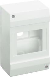 Tracon Electric Tracon EDFK-4/1AN Falon kívüli elosztódoboz, ajtó nélkül 1×4 modul, IP40, (H×W×D=130×82×62mm) (EDFK-4/1AN)