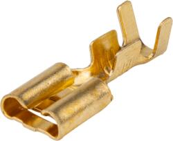 Tracon Electric Tracon CSH6 Szigeteletlen rátolható csatlakozó hüvely, sárgaréz 6, 3×0, 8mm, 1-2, 5mm2 (CSH6)