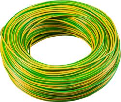  MCU (H07V-U) 2, 5 mm2 zöld/sárga tömör réz PVC szigetelésű 450/750V vezeték (100m)