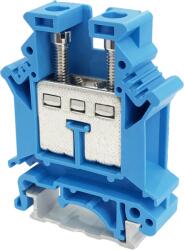 Tracon Electric Tracon TSKA16-K Nullavezető ipari sorozatkapocs, csavaros, sínre, kék 2, 5-16mm2, 800VAC, 101A (TSKA16-K)