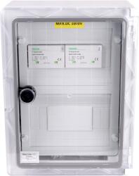 TRACON Tracon SPBPVDC2 Túlfeszültség-védelmi doboz fotovoltaikus rendszerekhez 340x260x130mm, IP65, DC1+2, Un=1000VDC (SPBPVDC2)