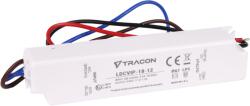 Tracon Electric Tracon LDCVIP-18-12 Védett műanyag házas LED meghajtó 180-264VAC/12 VDC, 18W, 0-1, 5A, IP67 (LDCVIP-18-12)