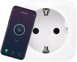 COMMEL 265-306 WIFI OKOS DUGALJ 16A, 3500 W, kompatibilis a Google Home / Amazon Echo szolgáltatással (265-306)