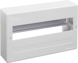 Tracon Electric Tracon EDFK-12/1AN Falon kívüli elosztódoboz, ajtó nélkül, N/PE sínnel 1×12 modul, IP40, (H×W×D=160×260×65mm) (EDFK-12/1AN)