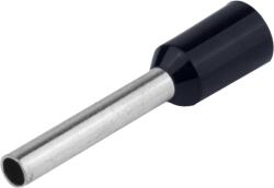 Tracon Electric Tracon E14 Szigetelt (PA6.6) érvéghüvely, ónozott elektrolitréz, fekete 1, 5mm2, L=18mm (E14)
