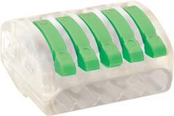 Tracon Electric Tracon OVOT2, 5-5 Csavar nélküli vezetékösszekötő, nyitható átlátszó 0, 75-4mm2, 32A, 400VAC 5P (OVOT2,5-5)