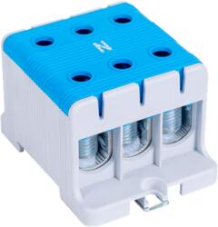 Tracon Electric Tracon FLEAL-50/3K Főáramköri leágazó kapocs, sínre szerelhető, kék 6-50mm2, max. 1000VAC/1500VDC, max. 160A (FLEAL-50/3K)