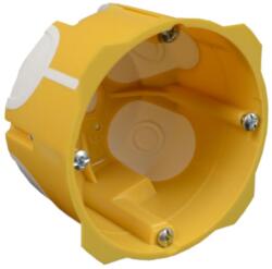 KOPOS KPL 64-50/LD NA süllyesztett gipszkarton doboz 1-es, d68mm, 50mm mély, sárga (KPL 64-50/LD_NA)