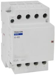 Tracon Electric Tracon SHK4-40 Installációs kontaktor 230V AC, 50Hz, 3 Mod, 4×NO, AC1/AC7a, 40A (SHK4-40)