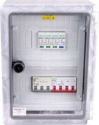 TRACON Tracon SPBPV316 Túlfeszültség-védelmi doboz fotovoltaikus rendszerekhez 330×250×130mm, IP65, IK10, AC1+2, 400V, In: 16A, Iimp: 12.5kA, (SPBPV316)