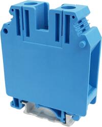 Tracon Electric Tracon TSKA35-K Nullavezető ipari sorozatkapocs, csavaros, sínre, kék 6-35mm2, 1000VAC, 150A (TSKA35-K)