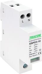 Tracon Electric Tracon ESPD3-10-2P T3 AC típusú túlfeszültség levezető, egybeépített Uc: 275V; In: 10kA; Uoc: 20kV; Up: 1, 2kV; 2P (ESPD3-10-2P)