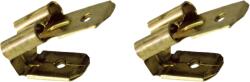 Tracon Electric Tracon CSEL Szigeteletlen rátolható csatlakozó csap+hüvely, sárgaréz 6, 3×0, 8mm, 1-2, 5mm2 (CSEL)