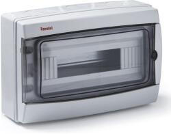 Famatel 3912-T AcQUA 12 mod. falon kivüli szekrény átl. ajtóval, IP65 (3912-T)