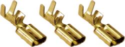 Tracon Electric Tracon CSH5 Szigeteletlen rátolható csatlakozó hüvely, sárgaréz 4, 8×0, 5mm, 0, 5-1mm2 (CSH5)