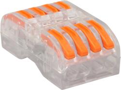 Tracon Electric Tracon OVOTT44 Csavar nélküli vezetékösszekötő, toldó, nyitható, átlátszó 0, 5-4mm2, 32A, 400VAC 4P (OVOTT44)