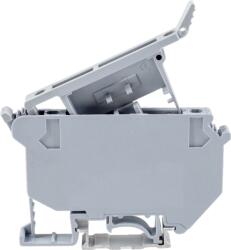 Tracon Electric Tracon TSKA4B Biztosítós ipari sorozatkapocs, csavaros, sínre, szürke 800V 6.3A 0.5-6 mm2 (TSKA4B)