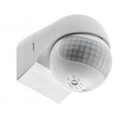 GTV CR-CR13000-00 Mozgásérzékelő CR-13, max 800W, AC220-240V, 50/60Hz, szög 180°, tartomány 12m ± 1, 8-2, 5m, IP44, LED-el működik, felületre szerelt, fehér ház (CR-CR13000-00)