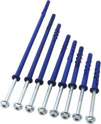 Tracon Electric Tracon T10240P Peremes dübel, hatlapfejű peremes csavarral M10×240mm, PA6.6 (T10240P) - hejovill