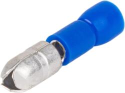 Tracon Electric Tracon KH4 Szigetelt hengeres csatlakozó dugó, elektrolitréz, kék 2, 5mm2, (d1=2, 3mm, d2=5mm), PVC (KH4)