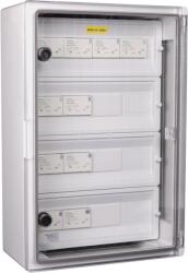 TRACON Tracon SPBPVDC10 Túlfeszültség-védelmi doboz fotovoltaikus rendszerekhez Ucpv: 1200V; Iimp: 12, 5kA; In: 20kA; Imax: 50kA; Up: 4kV (SPBPVDC10)