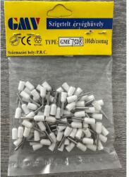 GMV érvéghüvely szigetelt 0, 75 mm2 fehér 8 mm 100db/csomag GME7508 (GME7508)