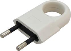 TRACON Tracon TCSDLH Szerelhető csatlakozódugó, lapos húzható H03VV-F2x0, 75 1×EURO, 250VAC, max. 10A (TCSDLH)