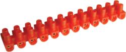 Tracon Electric Tracon SP15A-U Flexibilis sorozatkapocs, U profil, 12 tag, piros 10mm2, 450VAC, 50A, PE (SP15A-U) - hejovill