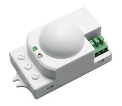 GTV AE-SRC812-00 Mikrohullámú mozgásérzékelő, SRC812, max 1200W, AC220-240V, 50/60Hz, szög 360°, tartomány 1-8m ± 1, 5-3, 5m, IP20, LED-del működik, felületre szerelt, fehér ház (AE-SRC812-00)