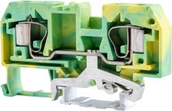 Tracon Electric Tracon TSKC10JD Védővezető ipari sorozatkapocs, rugós, sínre, zöld/sárga 800V 57A 0.2-10 mm2 2P (TSKC10JD)