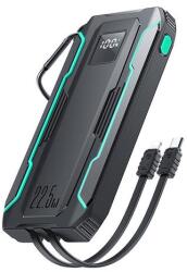 JOYROOM Powerbank Joyroom JR-L017 10000mAh, 22.5W, with Lightning + USB-C cable (black) (JR-L017) - jatekotthon