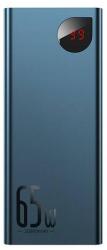 Baseus Powerbank Baseus Adaman Metal 20000mAh, PD, QC 3.0, 65W, 2xUSB + USB-C + mikro USB, (kék) (PPIMDA-D03) - jatekotthon