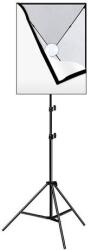 Puluz PU5070EU Stúdió készlet, softbox 50x70cm, állvány, LED izzó 1 db (PU5070EU)