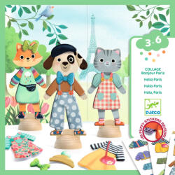 DJECO Djeco 9849 Papírbaba öltöztető - Stílusosan Párizsban - Bonjour Paris (9849)