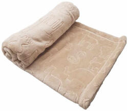  Vaganza takaró wellsoft nyomott mintás 70x90cm Bézs - kreativjatek