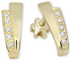 Soliter Brilio Arany fülbevaló kristályokkal 239 001 00575