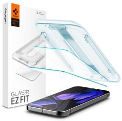 Spigen Folie de protectie Ecran Spigen EZ FIT pentru Google Pixel 9 / 9 Pro, Sticla Securizata, Full Glue, Set 2 bucati, 2.5D