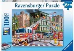 Ravensburger 100 db-os XXL puzzle - Tűzoltóautók (13329) (13329)