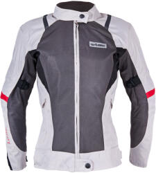 W-Tec Női motoros kabát W-TEC Lucina szürke-krémfehér XXL (11274-XXL)