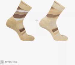 Salomon OUT ALPS zokni, 2 pár, curry/shortbread (L)
